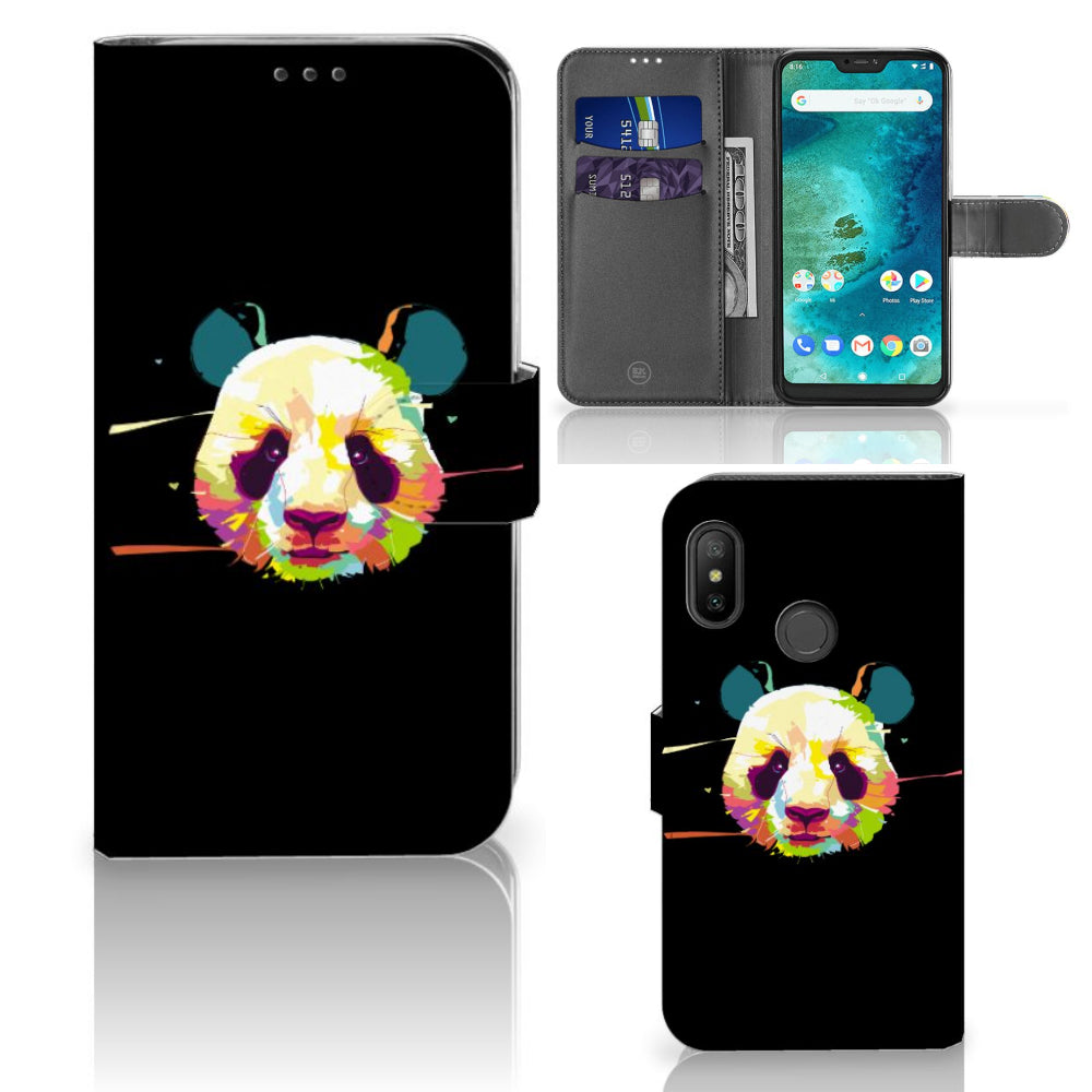 Xiaomi Mi A2 Lite Leuk Hoesje Panda Color