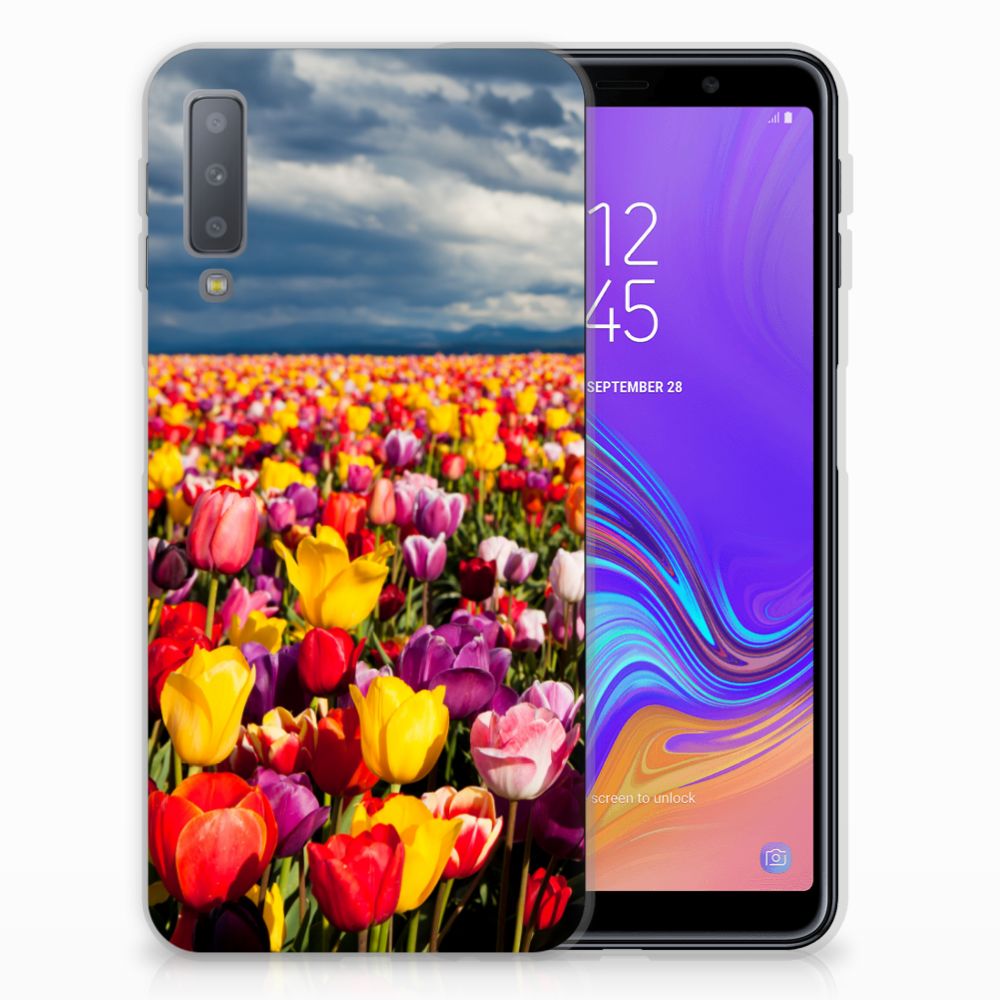 Samsung Galaxy A7 (2018) TPU Case Tulpen