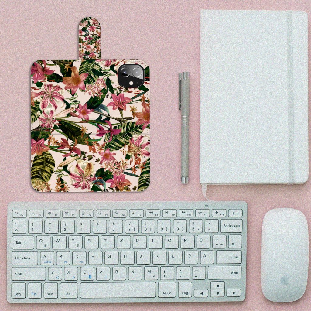 Apple iPhone 12 Mini Hoesje Flowers