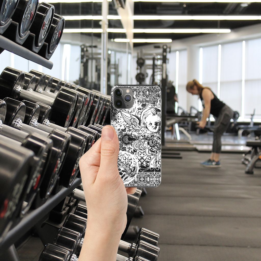 Silicone Back Case Apple iPhone 11 Pro Skulls Angel