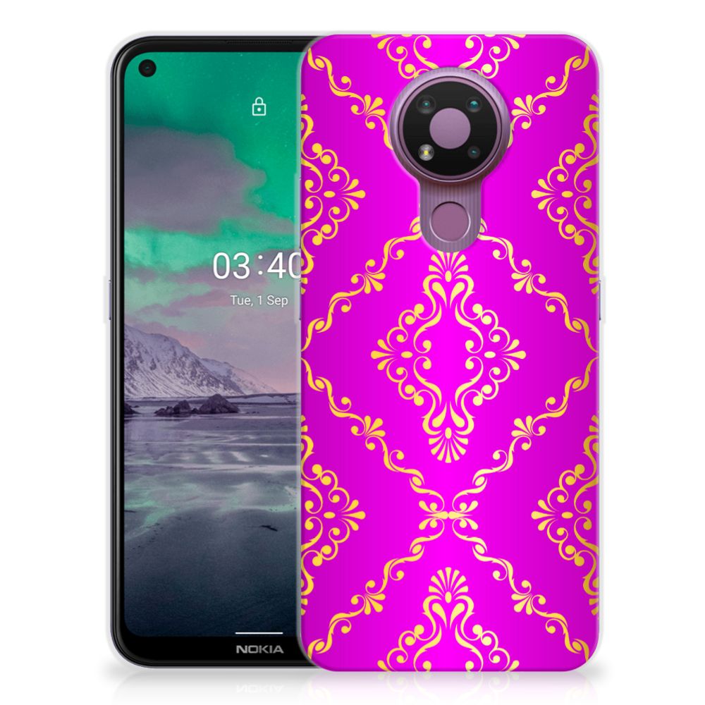 Siliconen Hoesje Nokia 3.4 Barok Roze