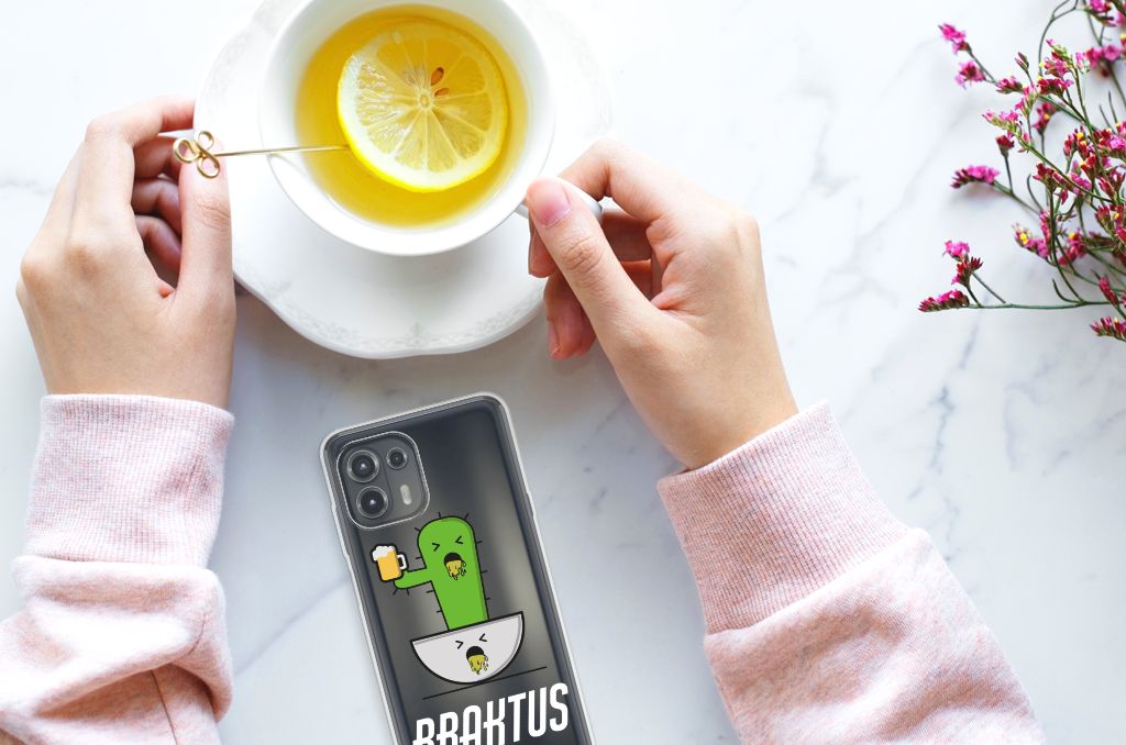 Motorola Edge 20 Lite Telefoonhoesje met Naam Braktus B2C Telecom