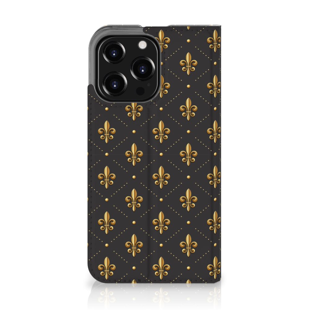 iPhone 13 Pro Hoesje met Magneet Franse Lelie - B2C Telecom