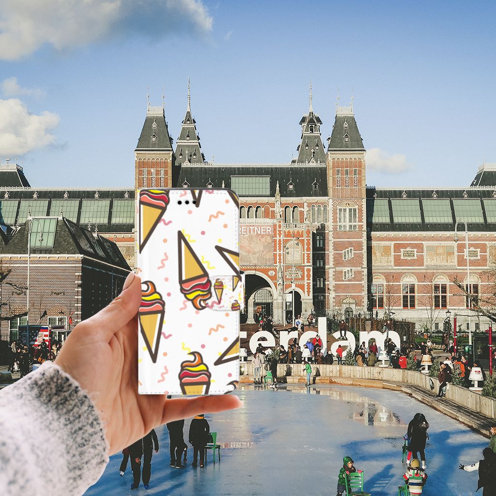 Huawei P10 Lite Book Cover Icecream
