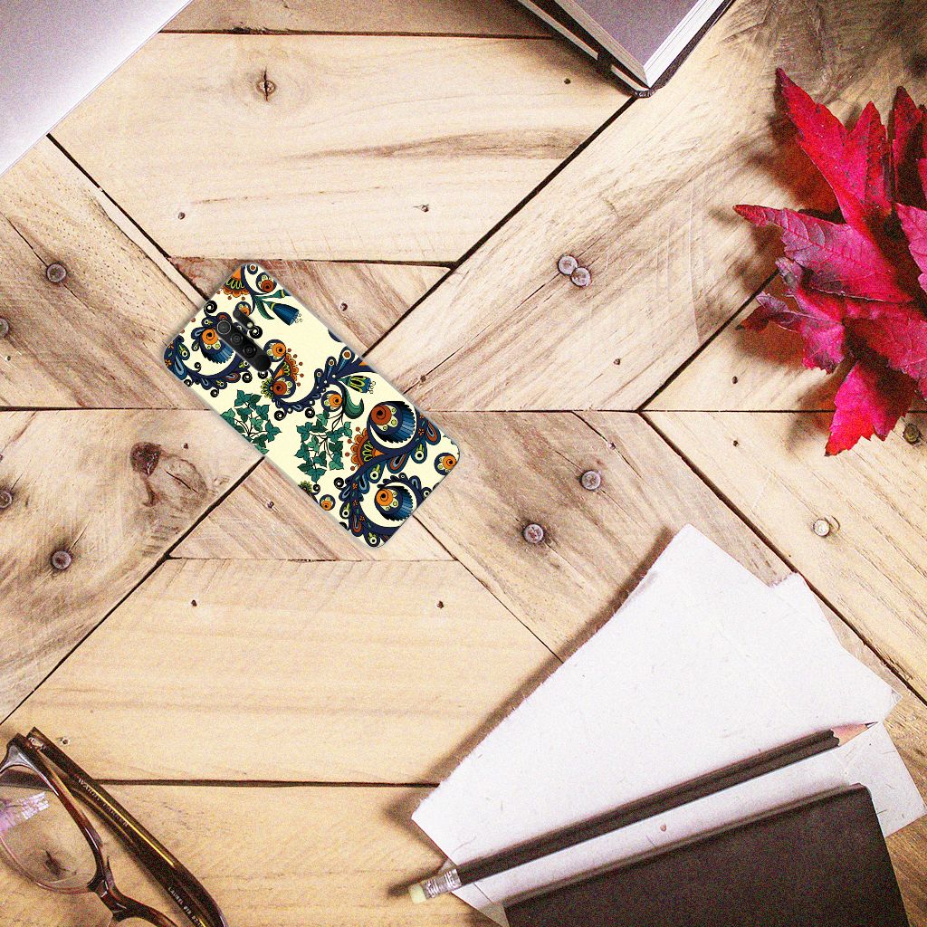 Siliconen Hoesje Xiaomi Redmi 9 Barok Flower B2C Telecom