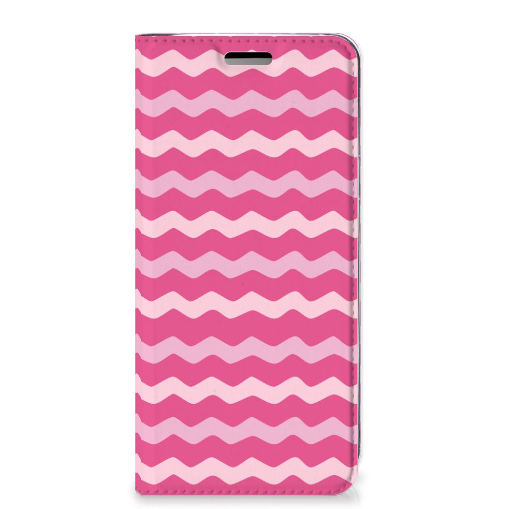 Samsung Galaxy S9 Hoesje met Magneet Waves Pink
