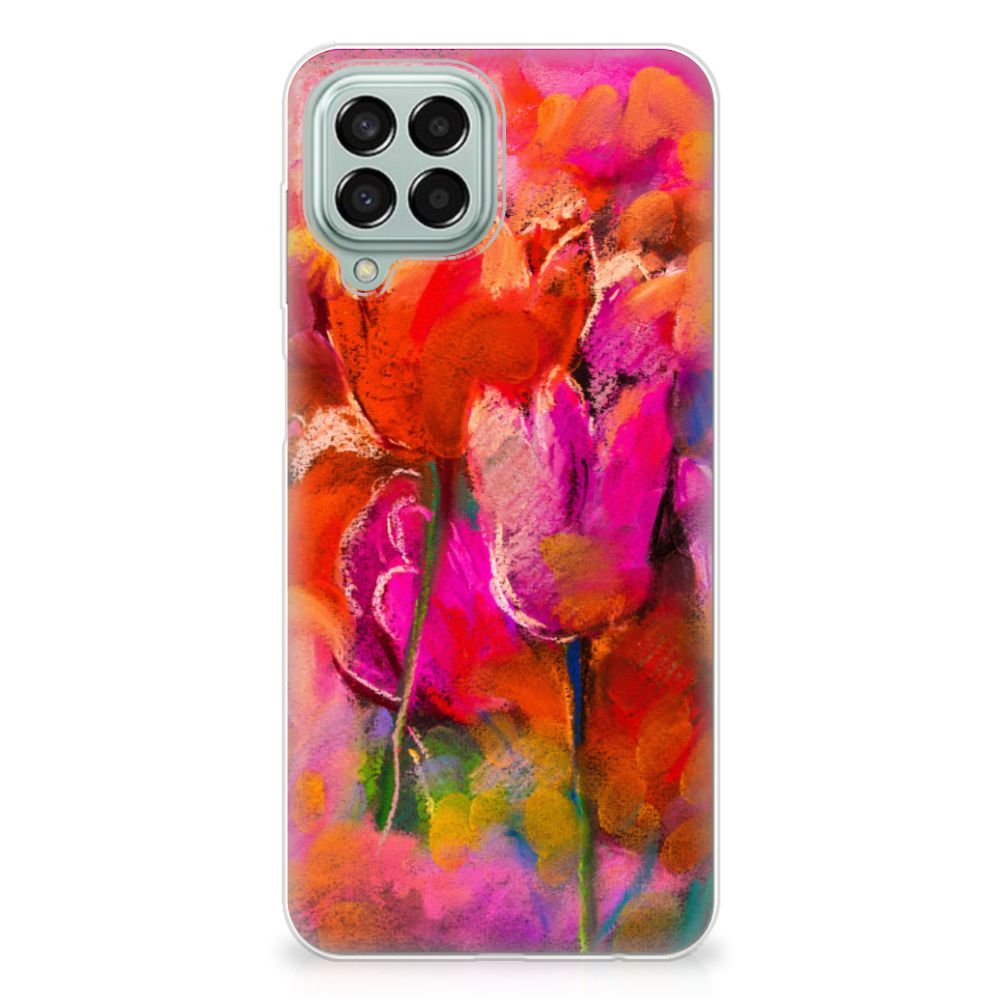 Hoesje maken Samsung Galaxy M33 Tulips