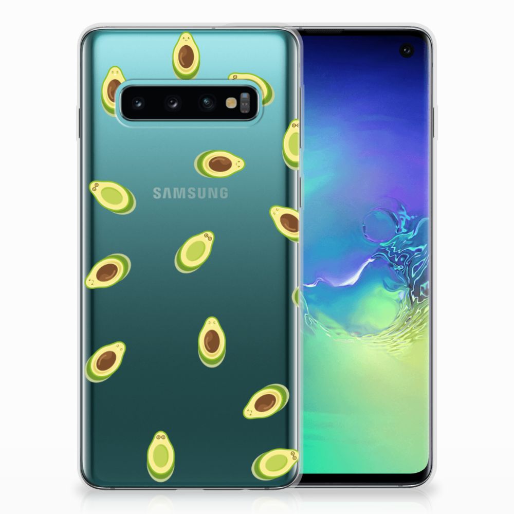 Samsung Galaxy S10 Siliconen Case Avocado