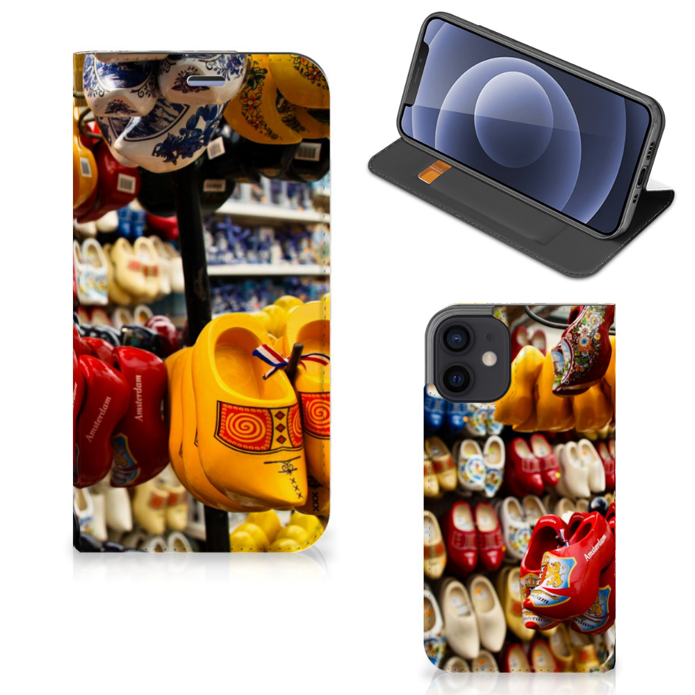 iPhone 12 Mini Book Cover Klompen - B2C Telecom