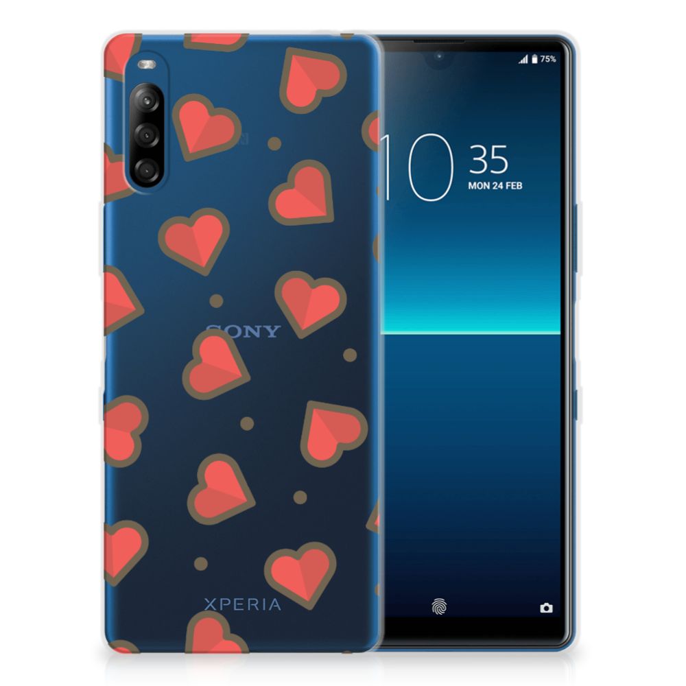Sony Xperia L4 TPU bumper Hearts