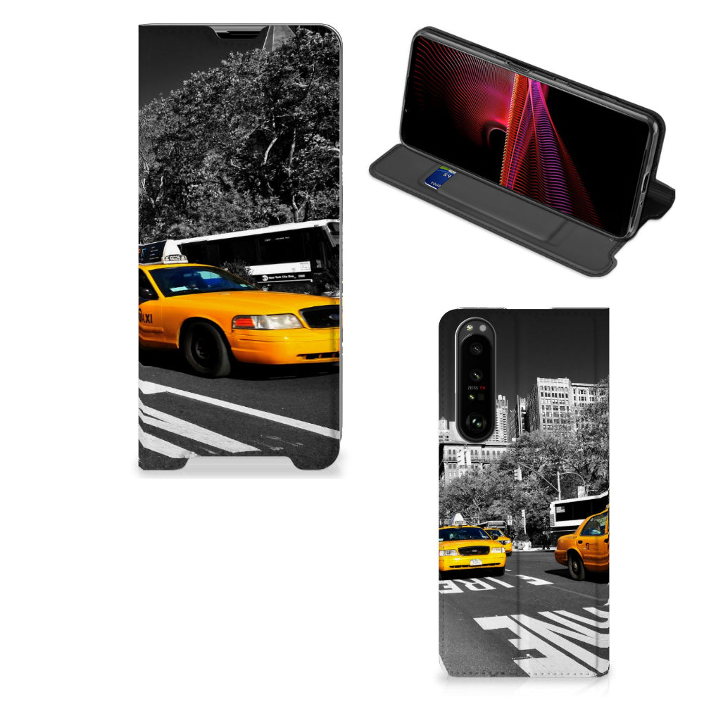 Sony Xperia 1 III Book Cover New York Taxi