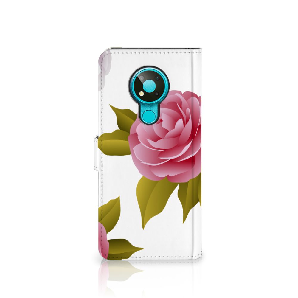 Nokia 3.4 Hoesje Roses