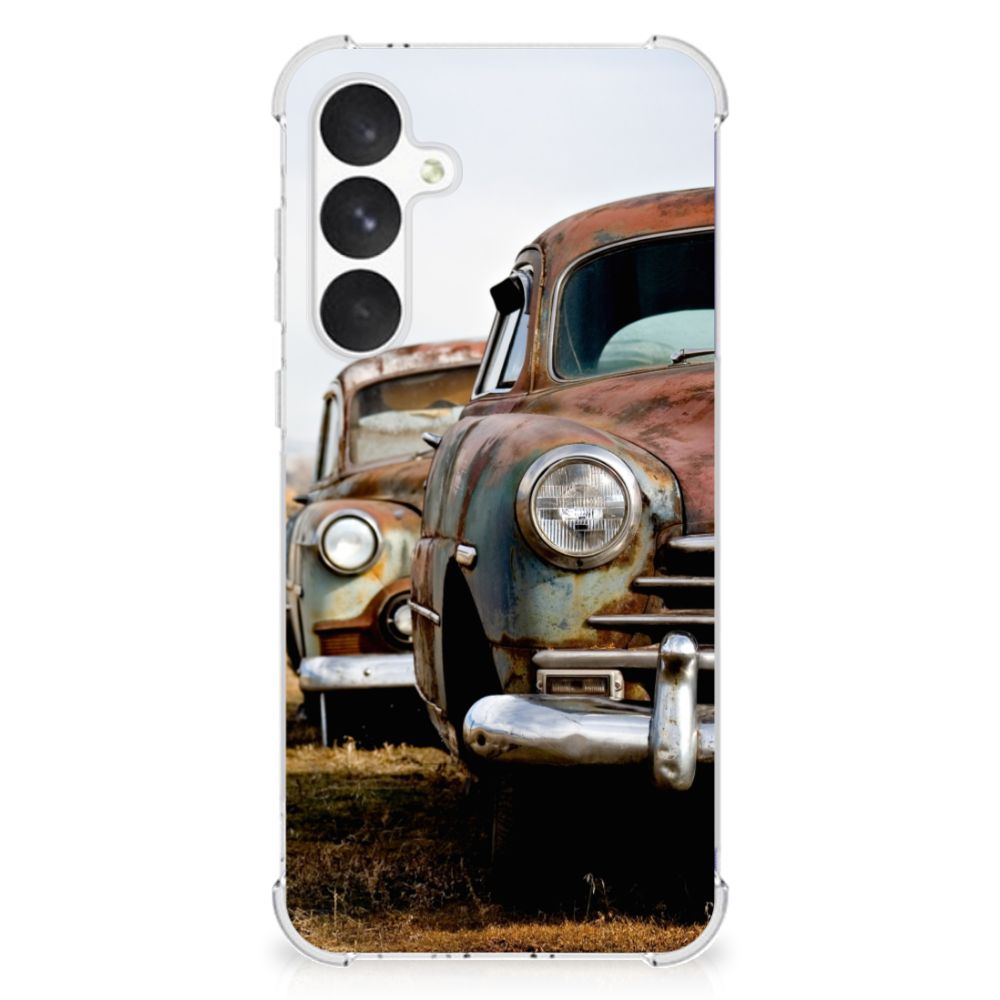 Samsung Galaxy A55 Anti-shock Hoesje met foto Vintage Auto