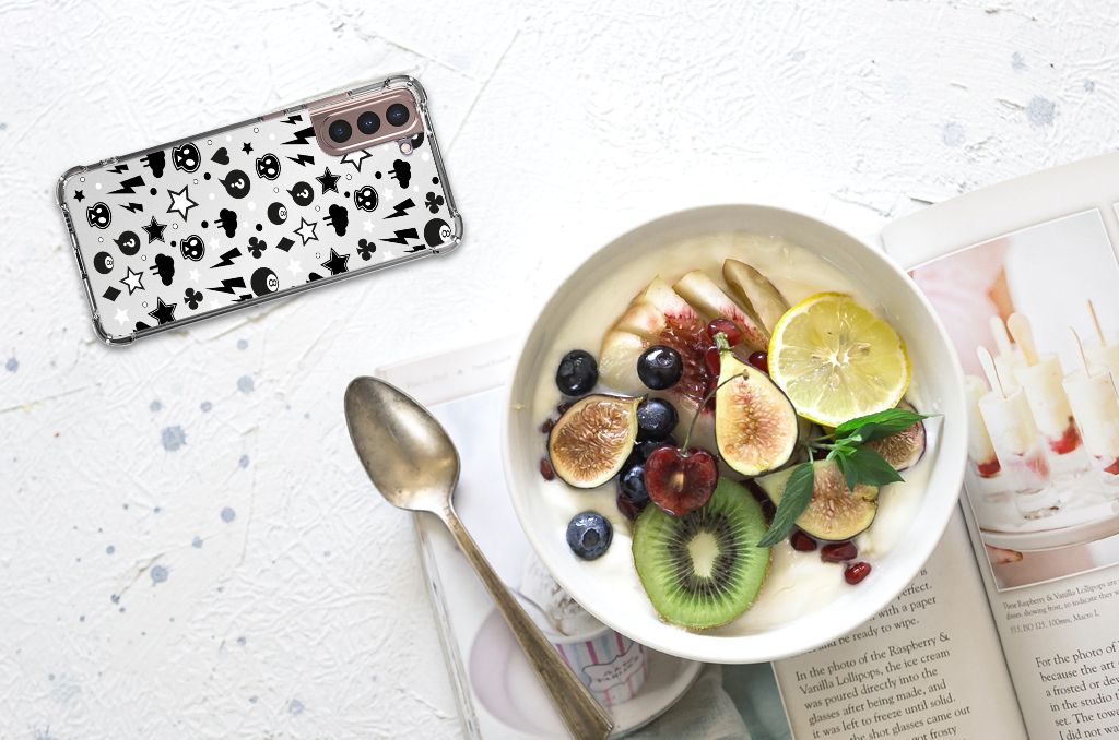 Extreme Case Samsung Galaxy S21 Plus Silver Punk B2C Telecom