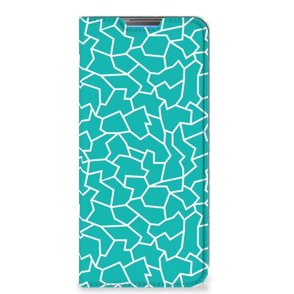 OPPO A53 | A53s Bookcase Cracks Blue - B2C Telecom
