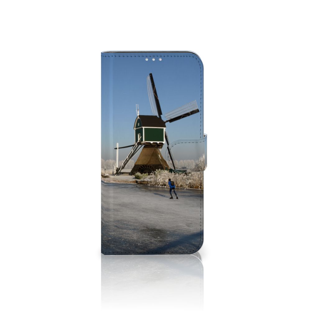 Motorola G8 Power Flip Cover Schaatsers