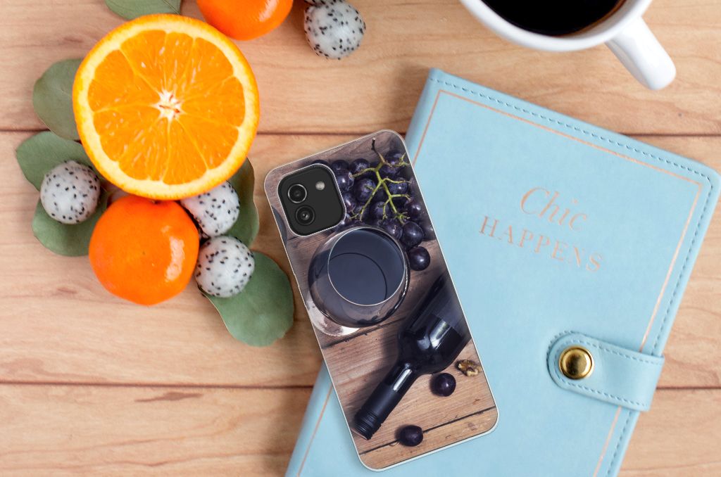 Samsung Galaxy A03 Siliconen Case Wijn B2C Telecom