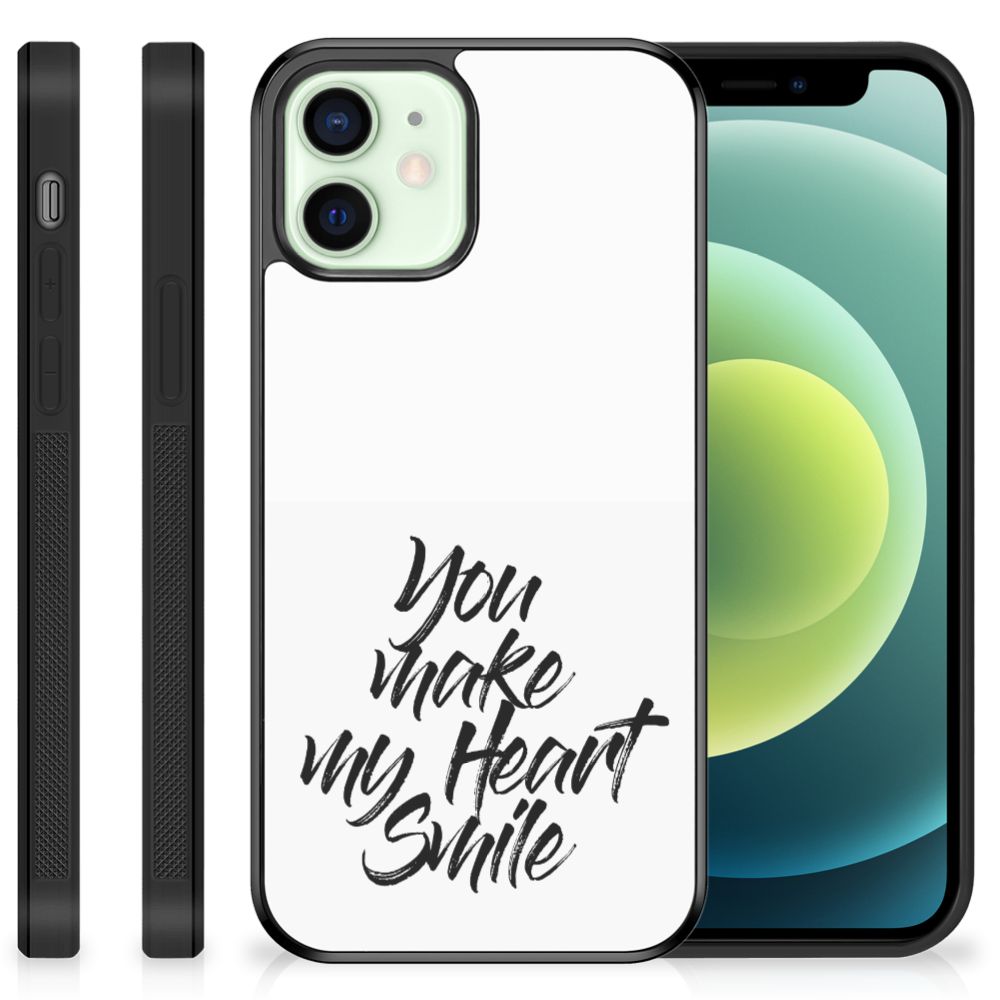 iPhone 12 Mini Hoesje met Quotes Heart Smile