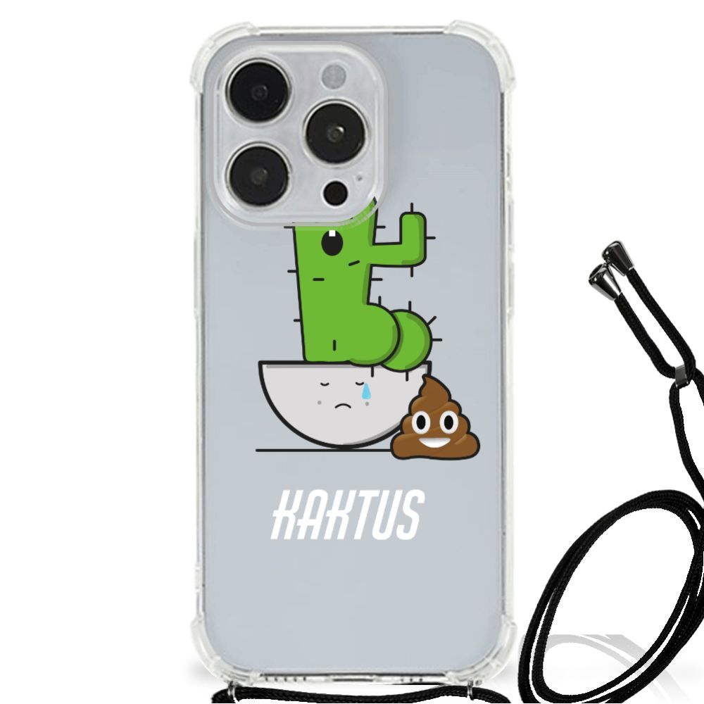 iPhone 14 Pro Stevig Bumper Hoesje Cactus Poo B2C Telecom