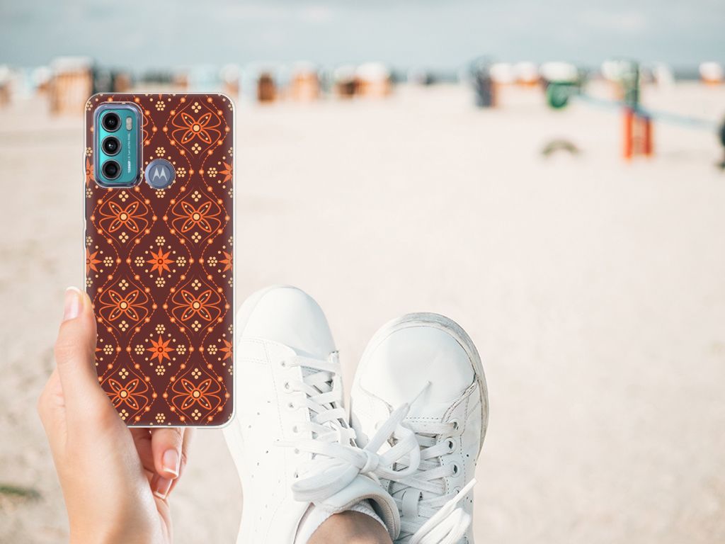 Motorola Moto G60 TPU bumper Batik Brown B2C Telecom