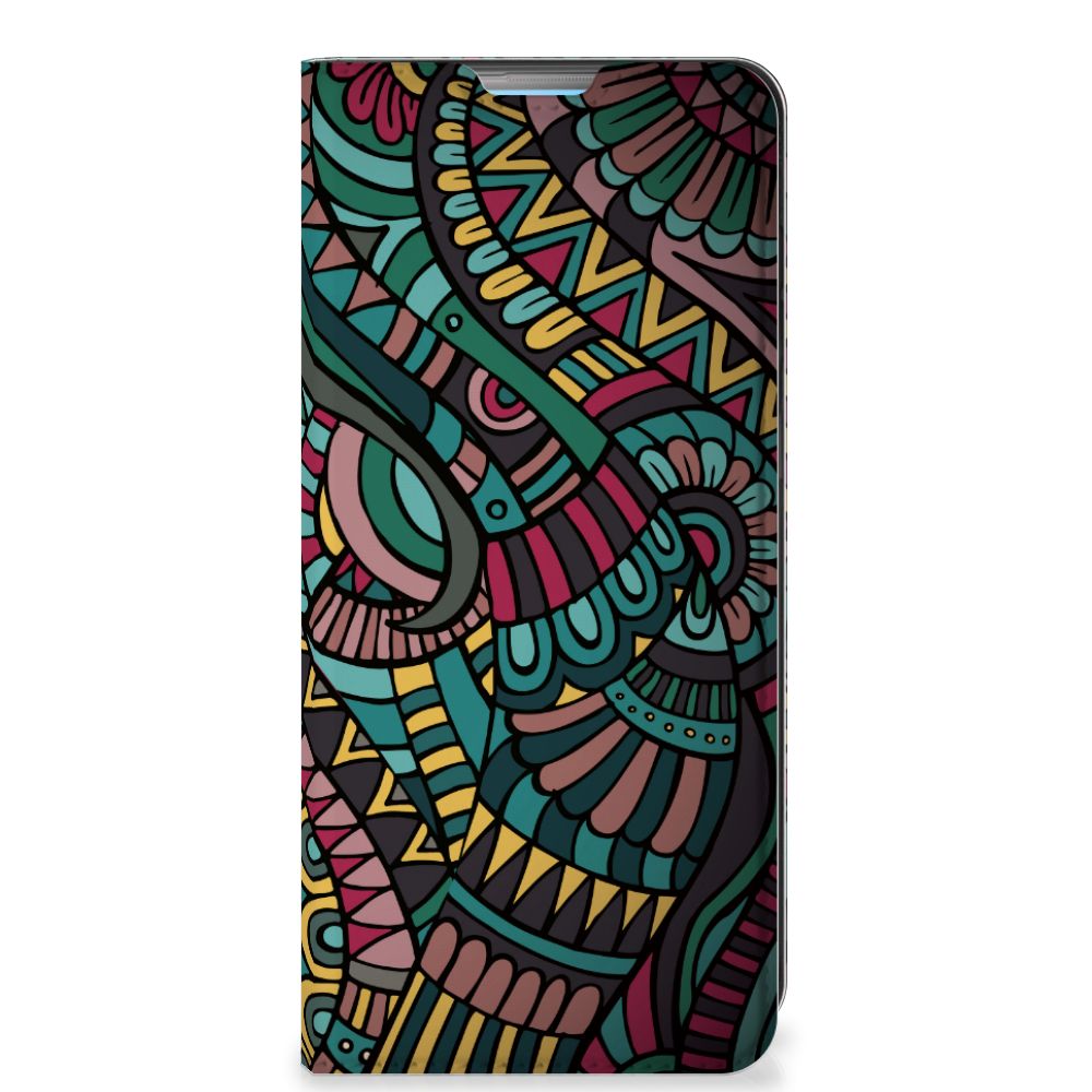 OPPO A74 4G Hoesje met Magneet Aztec - B2C Telecom