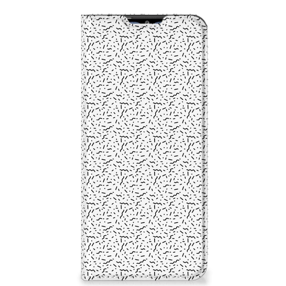 Samsung Galaxy M02s | A02s Hoesje met Magneet Stripes Dots - B2C Telecom