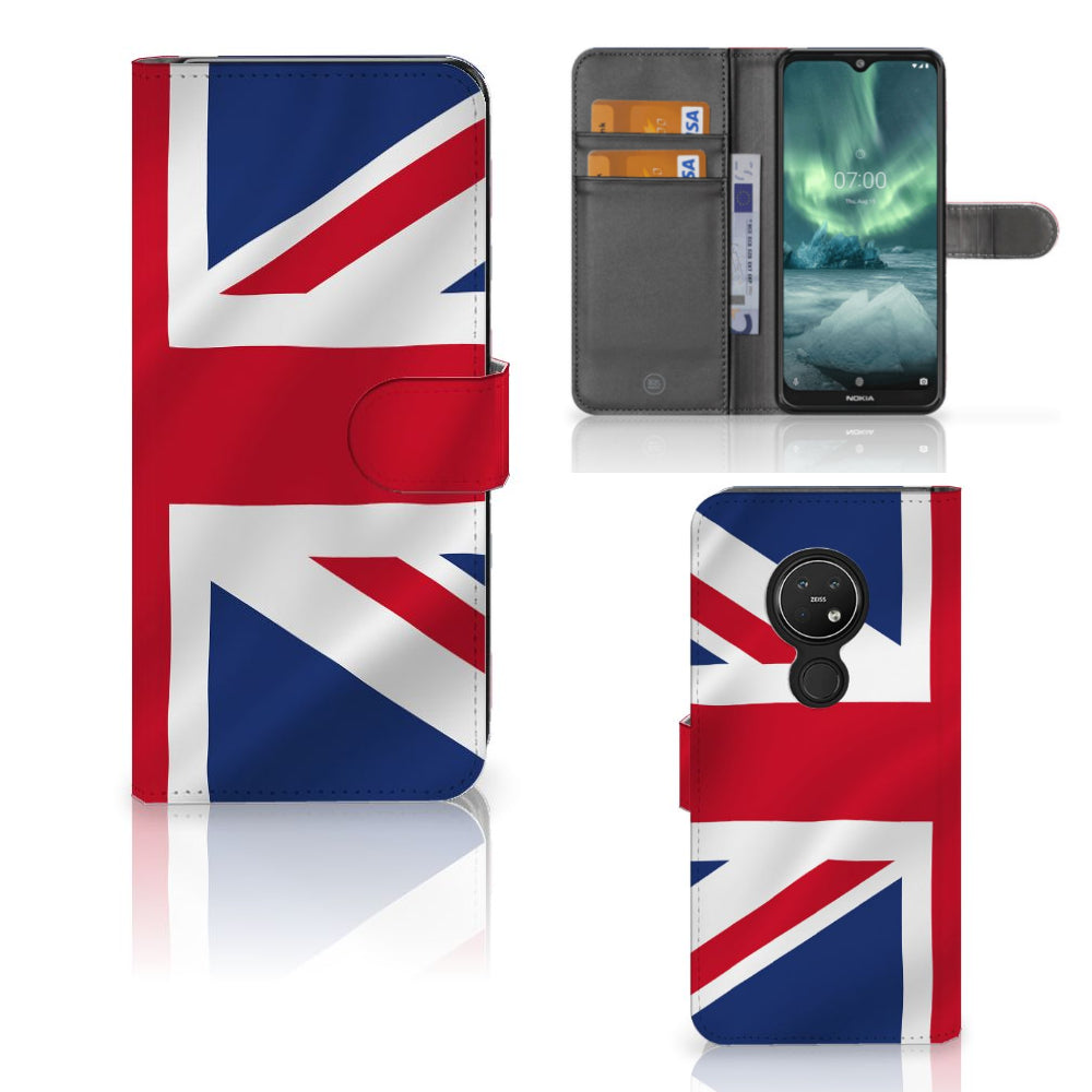Nokia 7.2 | Nokia 6.2 Bookstyle Case Groot-Brittannië