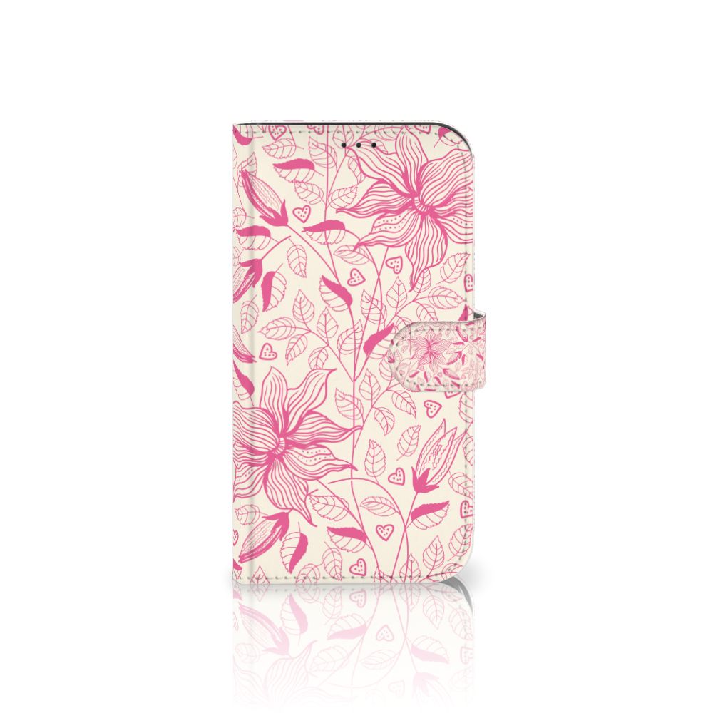 Apple iPhone 12 Pro Max Hoesje Pink Flowers