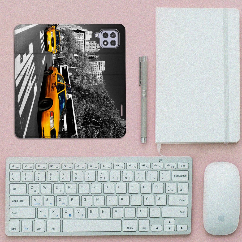 Samsung Galaxy A22 4G | M22 Book Cover New York Taxi - B2C Telecom