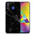 Samsung Galaxy M20 (Power) TPU Siliconen Hoesje Marmer Zwart - Origineel Cadeau Vader