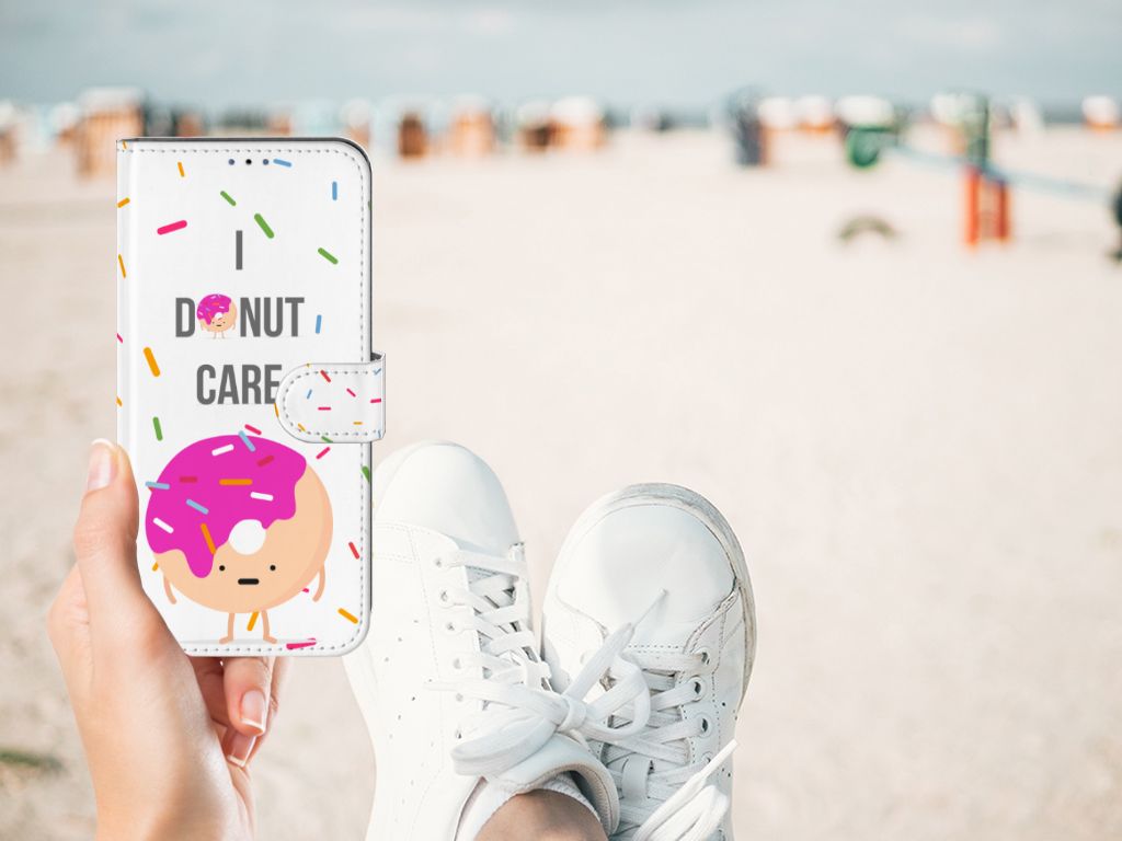 Samsung Galaxy A03s Book Cover Donut Roze