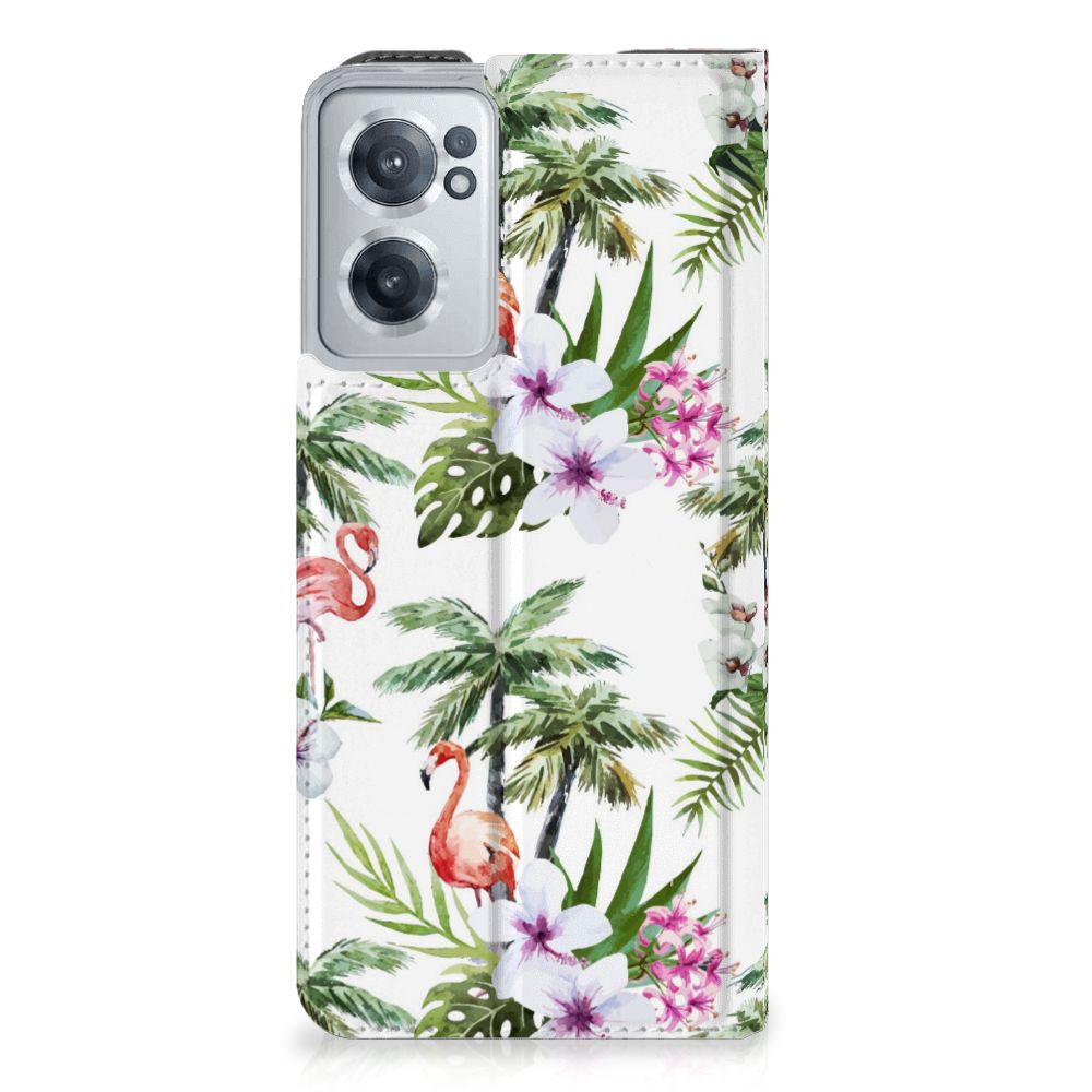 OnePlus Nord CE 2 5G Hoesje maken Flamingo Palms - B2C Telecom
