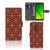 Motorola Moto G7 Power Telefoon Hoesje Batik Brown