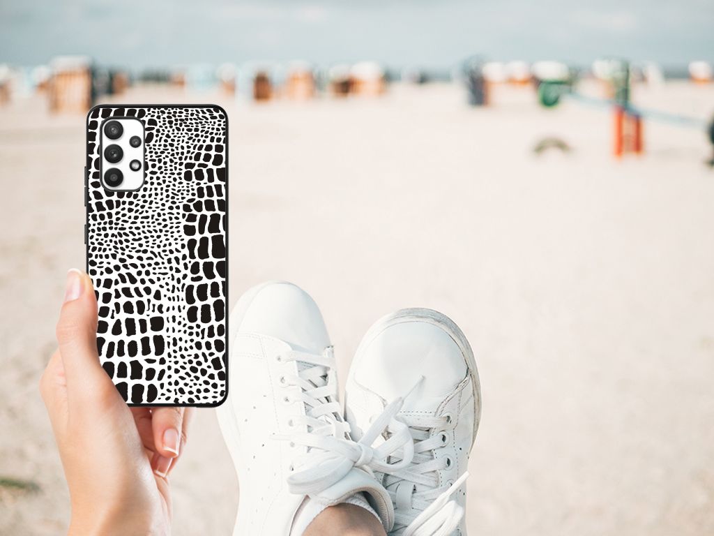 Samsung Galaxy A32 4G | A32 5G Enterprise Editie Dierenprint Telefoonhoesje Slangenprint B2C Telecom
