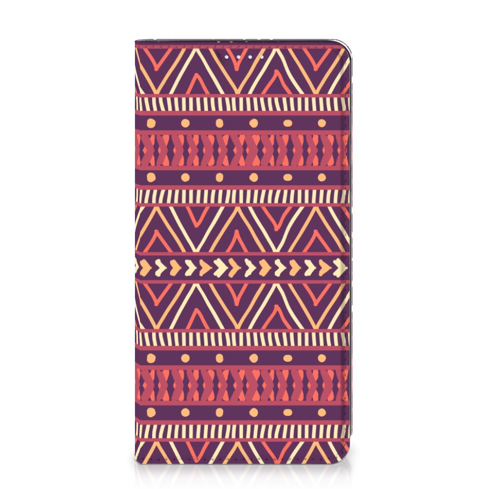 Samsung Galaxy S20 FE Hoesje met Magneet Aztec Paars - B2C Telecom