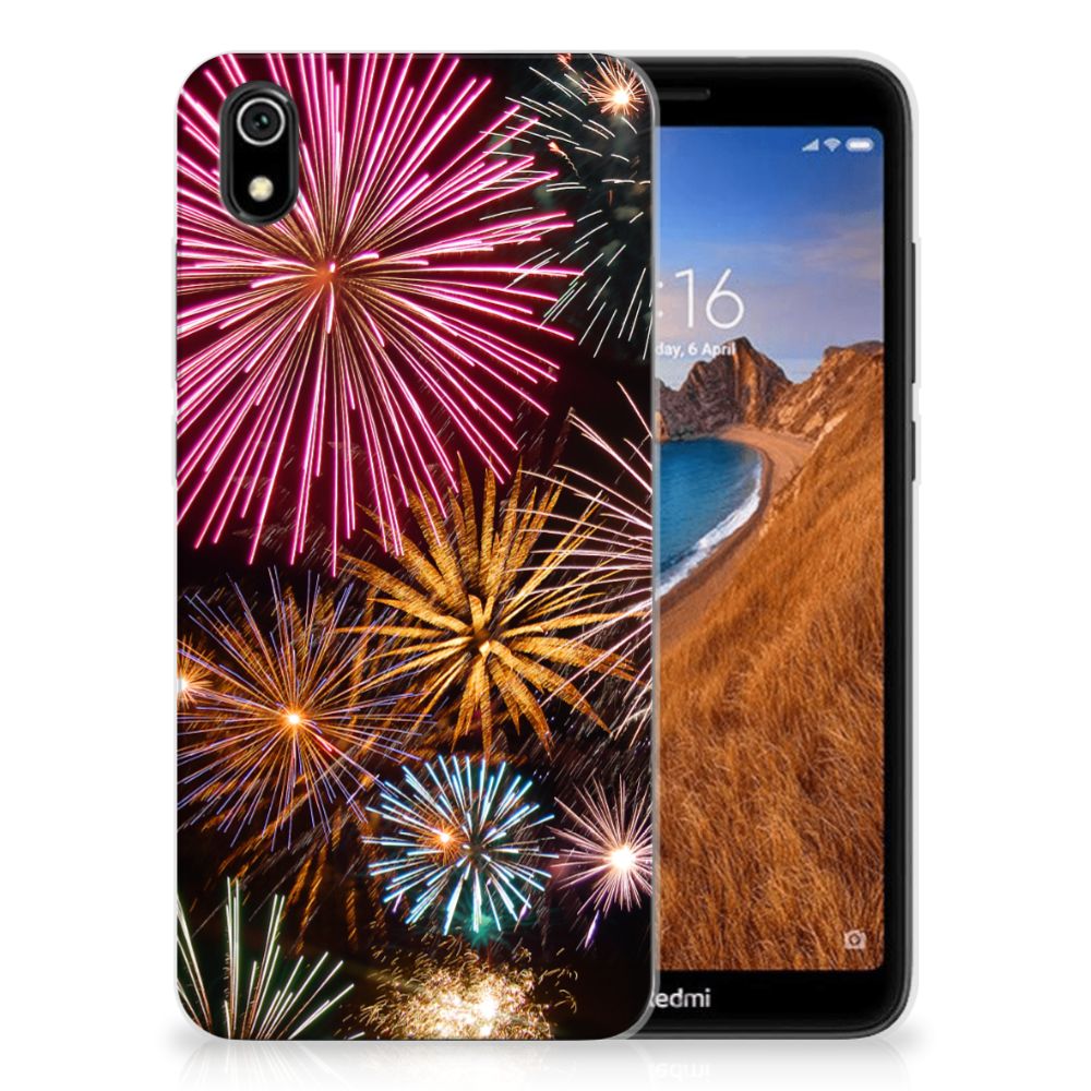 Xiaomi Redmi 7A Silicone Back Cover Vuurwerk