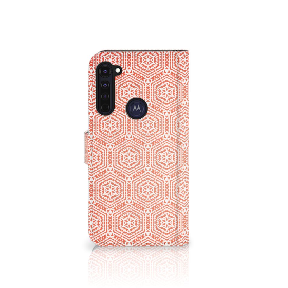 Motorola Moto G Pro Telefoon Hoesje Pattern Orange