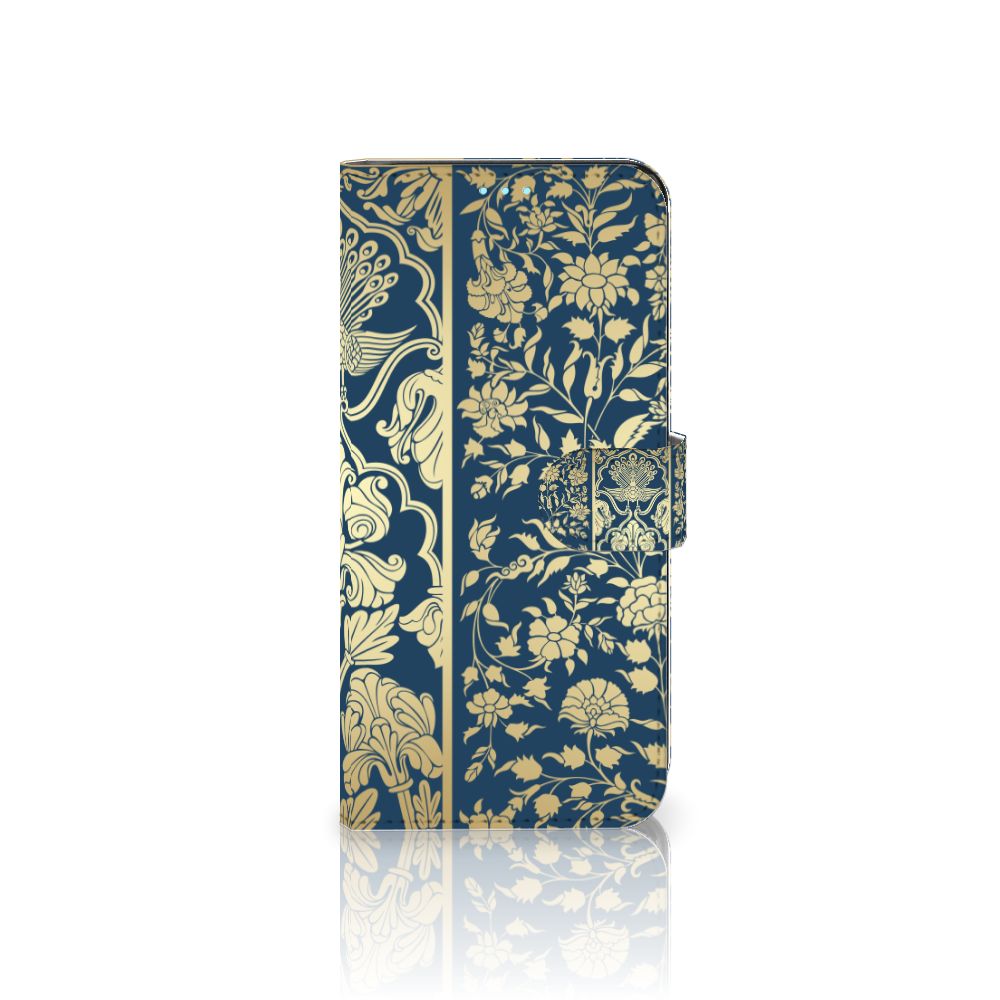 OPPO A76 | A96 Hoesje Beige Flowers