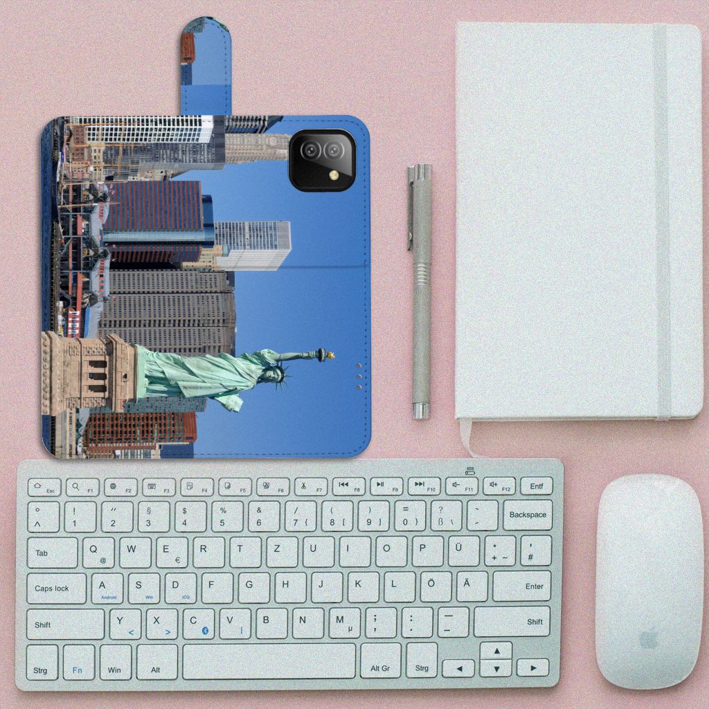 Samsung Galaxy A03 Flip Cover Vrijheidsbeeld
