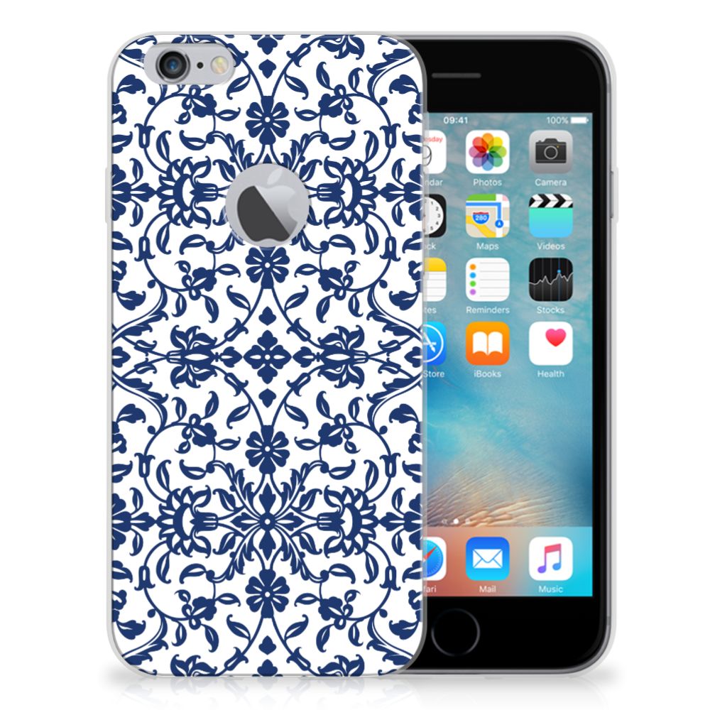 Apple iPhone 6 Plus | 6s Plus TPU Case Flower Blue