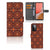 Samsung Galaxy A72 Telefoon Hoesje Batik Brown