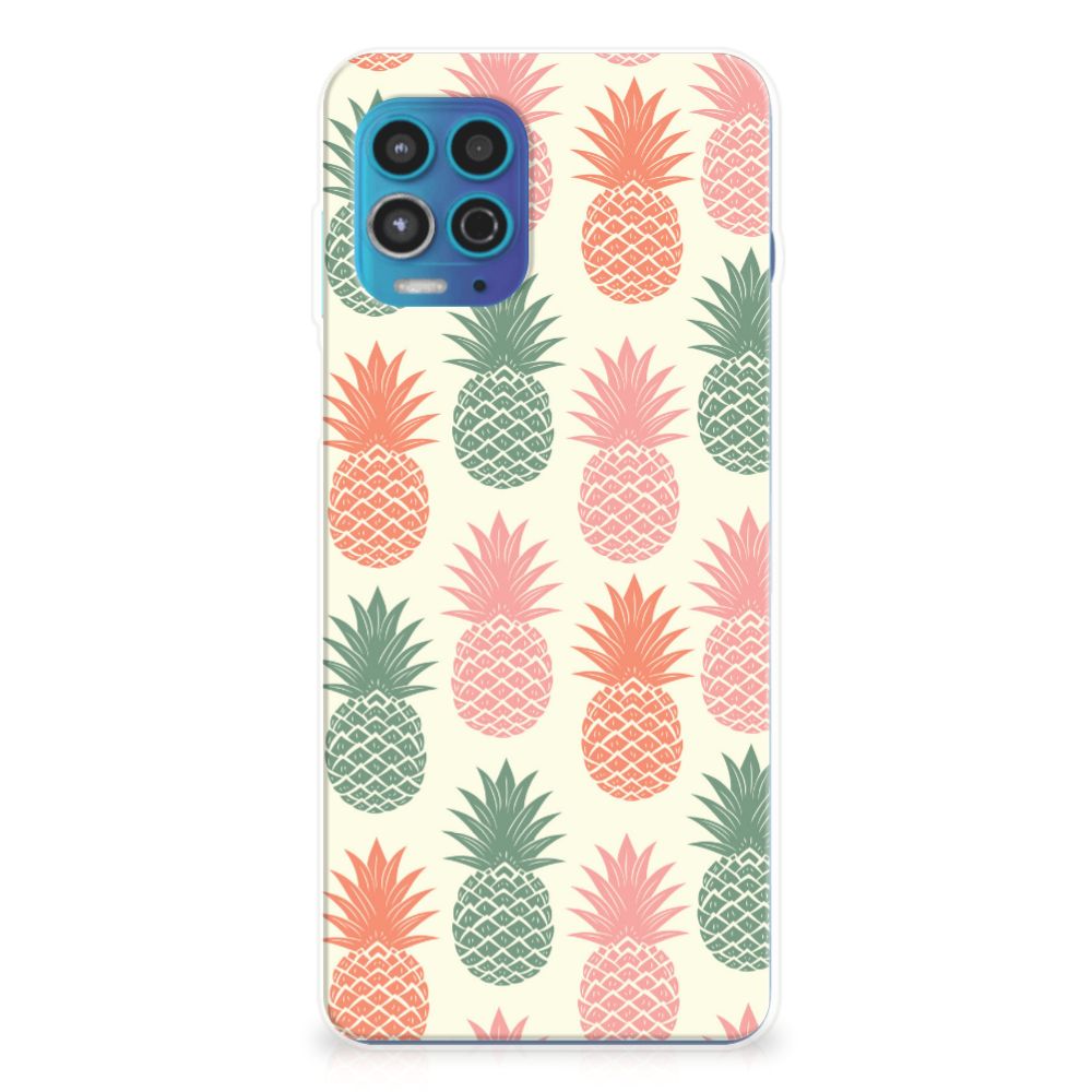Motorola Moto G100 Siliconen Case Ananas B2C Telecom