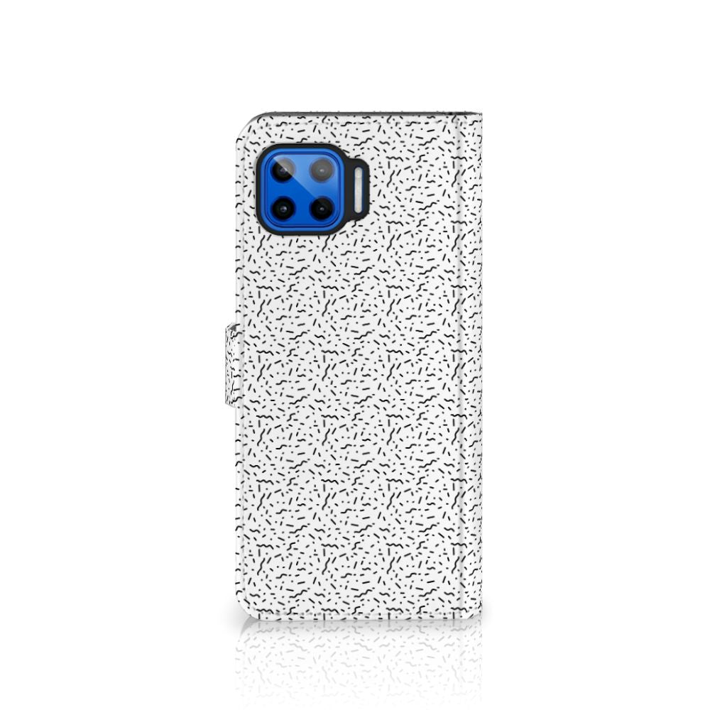 Motorola Moto G 5G Plus Telefoon Hoesje Stripes Dots