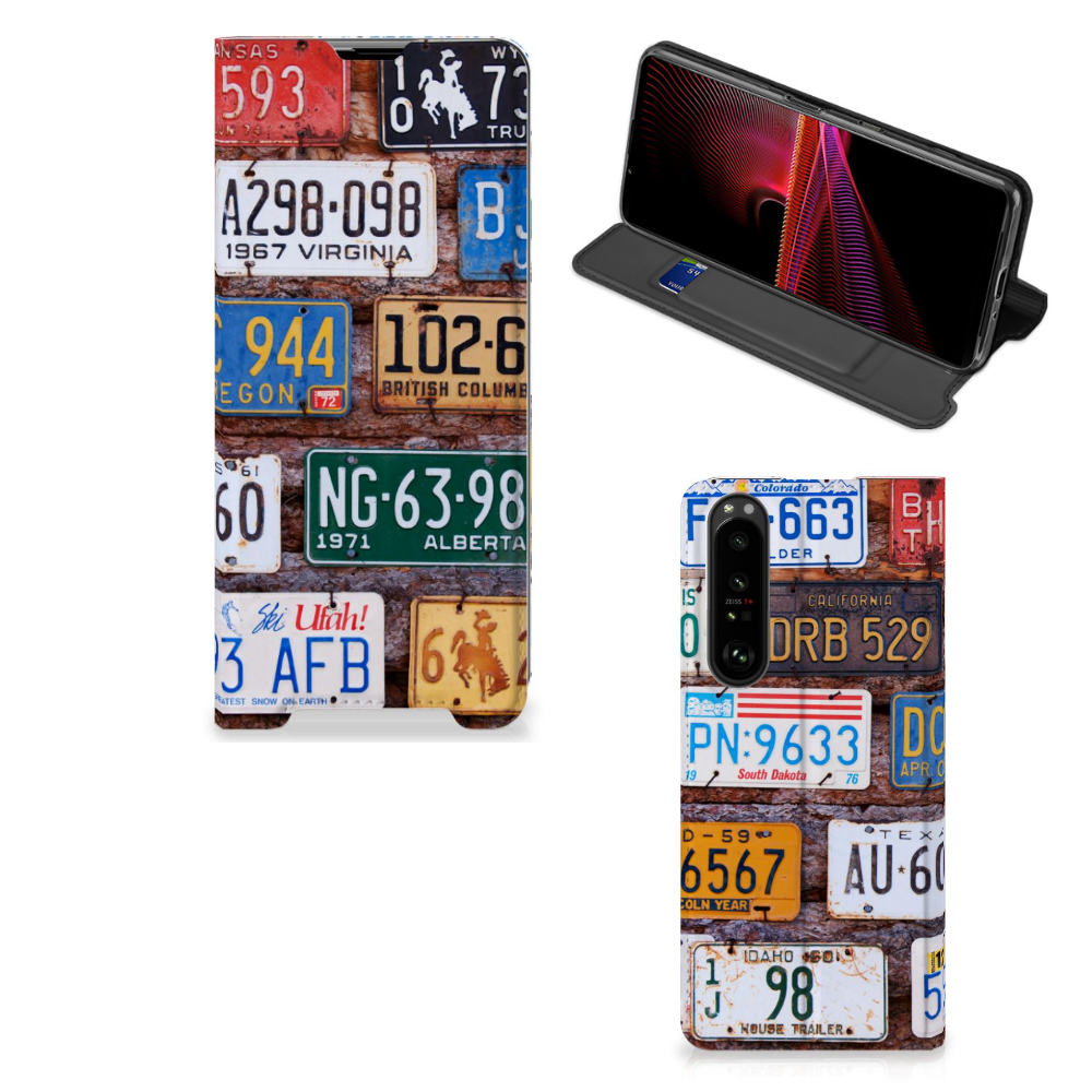 Sony Xperia 1 III Stand Case Kentekenplaten - B2C Telecom
