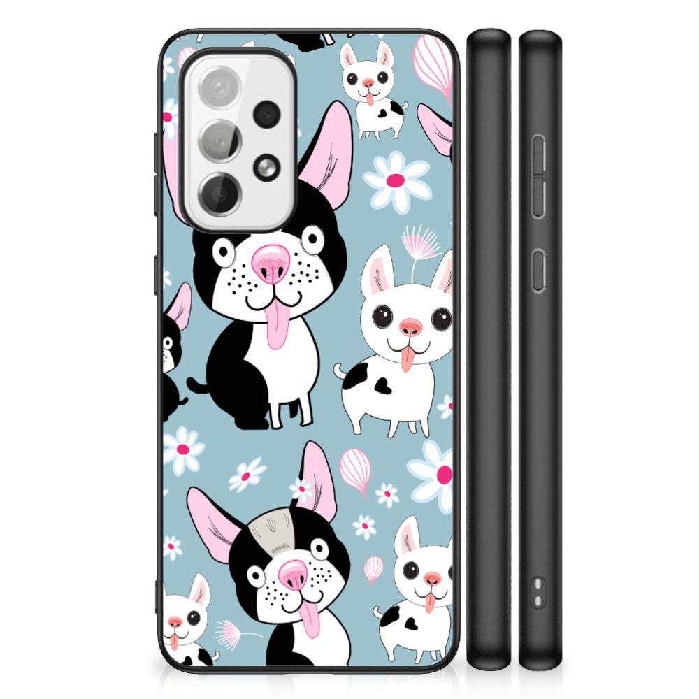 Samsung Galaxy A73 Dierenprint Telefoonhoesje Hondjes B2C Telecom