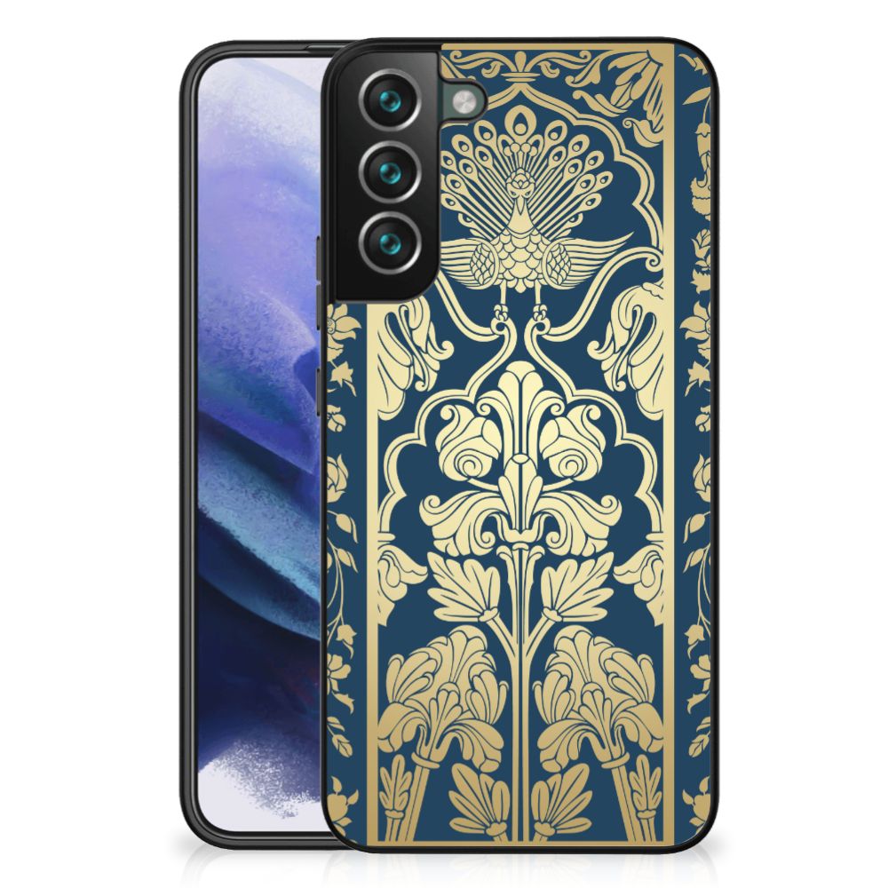 Samsung Galaxy S22 Plus Bloemen Hoesje Beige Flowers