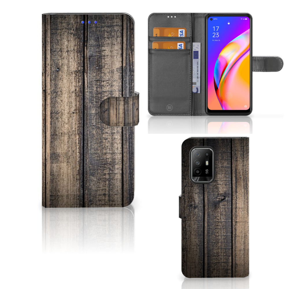 OPPO Reno5 Z | A94 5G Book Style Case Steigerhout