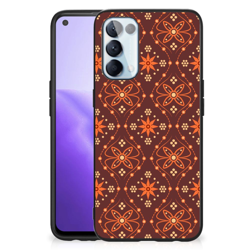 OPPO Reno5 5G | Find X3 Lite Back Case Batik Brown