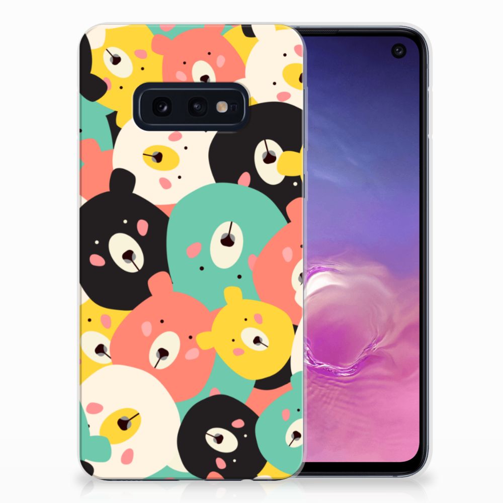 Samsung Galaxy S10e Telefoonhoesje met Naam Bears