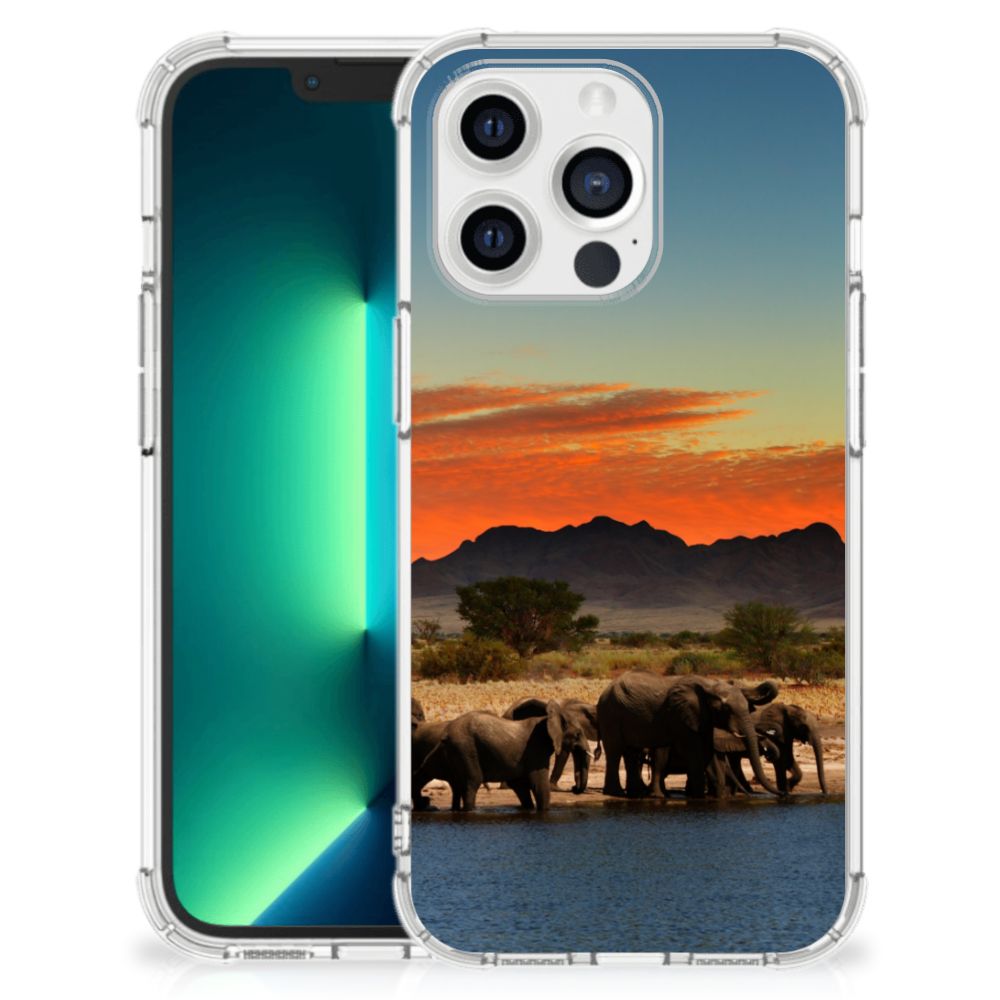 iPhone 13 Pro Max Case Anti-shock Olifanten - B2C Telecom